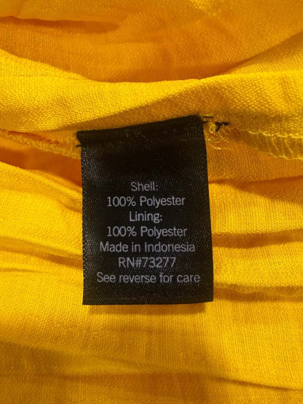 Simply Vera Vera Wang Yellow Pleated Maxi Dress - Picture 6 of 9